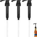 3 PCS Syrup Pump Compatible with Jordans Skinny and Torani, Coffee Syrup Pump Dispenser, Fits 350ml/12.7 Oz Bottles, Accurate Dispensing, with Lockable Design, Easy to Use and Clean, for Syrups Bottle