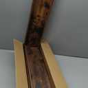 upsimples Floating Shelves for Wall, 23.6 Inch Shelves for Decor Storage Set of 6, Wall Mounted Wood Shelf for Bedroom, Living Room, Bathroom, Kitchen, Long Picture Ledge Shelves, Brown