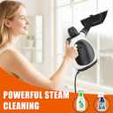 Handheld Steam Cleaner for Home - Pressurized Handheld Steamer for Cleaning with High Pressure, Chemical-Free Multi-Purpose Portable Deep Steam Cleaner for Cleaning Windows, Couch(White)