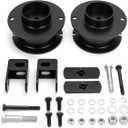 Dynofit 3" Front Leveling Lift Kit for 2014-2025 Ram 2500 4WD, 2013-2025 Ram 3500 (4x4) Pick Up, Heavy Duty Steel Struct Spacers with Shock Extension Brackets