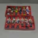 Liliful Christmas Nutcracker Ornament Set 18 Pcs Nutcracker Soldier Christmas Decoration Wooden Hanging Ornaments for Xmas Tree Figure Puppet Toy Present(Classic Style)