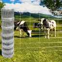 FARMGUARD 5FT*328FT Heavy Duty Cattle Fence Net, Hot Dipped Galvanized Fixed Knot Wire Fence,Livestock Fencing for Cattle Sheep Horse Goat, Rustproof Farm Field Boundary Fence.