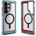 Ghostek Atomic Slim S26 Ultra MagSafe Case, Magnetic Clear Iridescent Metal Phone Cover Compatible with 2026 Samsung Galaxy S26Ultra (6.9") (Prismatic)