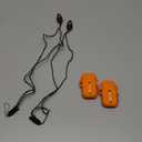 Waterproof Butane Torch Lighter Refillable Windproof Jet Flame Lighters for Fireplace Fireworks Grill Camping BBQ Lighter Gift for Man,2 Pack (Without Gas) (Orange+Orange)