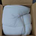 ELEMUSE King Mattress Topper for Back Pain, Extra Thick Mattress Pad Cover, Plush Soft Pillowtop with Elastic Deep Pocket, Overfilled Down Alternative Filling (White)