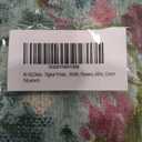 Kt KILOtela - Digital Printing Canvas Fabric Half Panama Organic Cotton Decoration Upholstery Cushion Tablecloths 56*40 Width Flowers Alphonsine Green Garnet - 1 Meter