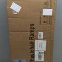 LEMNISCATE Portable Wheelchair Ramp 5FT, Non-Slip Aluminum Handicap Ramp with Handle, Folding Wheel Chair Ramps for Homes Steps, Stairs, Entry, Threshold, Doorways, Scooter, 800LBS Capacity (5FT-Usable height 5-15 inch)