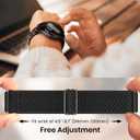 8 Pack Stretchy Bands Compatible with Samsung Galaxy Watch 7 6 5 4 40mm 44mm/Galaxy 5 Pro 45mm/6 4 Classic 46mm 42mm 43mm 47mm/Active 2, 20mm Nylon Elastic Watch Strap Sport Wristbands for Women Men