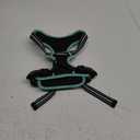 Rabbitgoo Cat Harness and Leash Set for Walking Escape Proof, Adjustable Soft Kittens Vest with Reflective Strip for Cats, Comfortable Outdoor Vest, Green, M