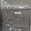 13x13 Cube Storage Bins, Collapsible Fabric Storage Box, 4 Pack Closet Baskets with Handles for Organizing, Shelf, Toys, Clothes, Home, Office, Nursery (Grey&White)