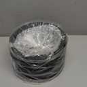 Simple Deluxe 8 Inch Flexible Air Aluminum Ducting, 8-Feet Long Vent Hose for HVAC Ventilation and Exhaust, 2 Clamps, Black