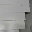 Wire Shelf Covers for Pantry, Premium Engineered Wood Shelf Covers for Wire Shelving, Wire Rack Covers for Closet, Laundry Room, Easy Assembly, White (5pcs, 40" W x 12" D), Pending Patent