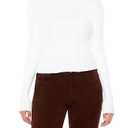 Forever 21 Women's Ribbed Mock Neck Sweater White X-Small