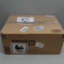 2 Pack Reusable Insulated Shipping Boxes with Foil Liners, Thermal Cooler Cartons for Cold Pack Shipping, Hot & Frozen Food Delivery, 12"x6.9"x8.1"