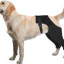 Dog Recovery Sleeve Rear Leg with a Back Buckle for Wound Protection and Stop Licking, Recovery Dog Pants for Wound ACL TPLO After Surgery,Cone Alternative Protective Sleeve
