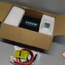 Pure Sine Wave 3500W Power Inverter 12V DC to 120V AC for RV, Truck, Home, Off-Grid, Solar, Inverter with 3 AC Outlet, 30W USB-C, 5V 3.1A USB, Hardwire Port, 15FT Remote Control, Surge 7000W