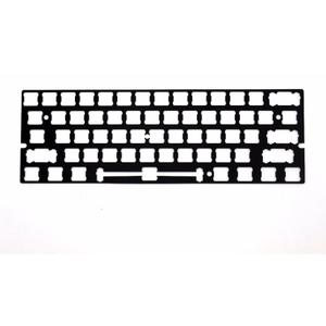 YMDK ANSI Costar Stabilizers Anodized Aluminum Positioning Board Plate Support for GH60 60% Keyboard DIY (Black)
