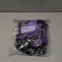 IVY&LANE No Pull Dog Harness for Large Dogs, Dog Vest Harness with Leash, Safety Belt and Storage Strap, Fully Adjustable Harness, 360 Reflective Strip, Soft Handle (Purple, XL)