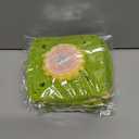 5 x INEBIZ Crochet Steering Wheel Cover Boho Sunflower Granny Squares Pattern Green Car Decor Cute Accessories for Women