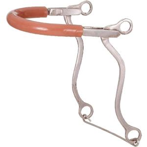 Tough 1 Kelly Silver Star Hackamore with Rubber Tubing (Horse Size)