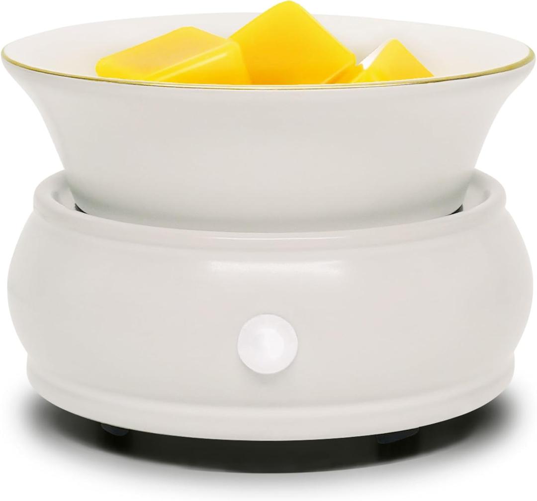 Bobolyn Wax Melt Warmer Burner Electric Scented Candle Wax Warmer, 4-in-1 Scented Wax Fragrance Melter for Home Office Bedroom Living Room Decor