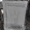 6-Piece Wooden Dining Table Set, Dining Table Set for 6, Including 1 Dining Table, 4 Upholstered Chairs and 1 Bench, Wooden Legs Dining Table, Table Set for Dining Room, Grey