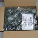 Valery Madelyn 9 Feet Pre-Lit Christmas Garland with Lights for Mantle, Lighted Outdoor Xmas Garland with Black White Balls & Bow for Home Stairs Fireplace Table Centerpiece Indoor Holiday Party Decor