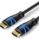 BlueRigger 8K HDMI Cable (3FT, 8K 60Hz HDR, 4K 120Hz, High Speed 48Gbps with Ethernet, eARC, 3D, HDCP 2.3) - Compatible with PS5, Xbox, Roku, Apple TV, Switch, PC