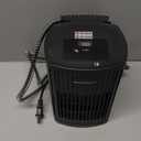 Chicken Coop Heater With Thermostat, 600W/300W Smart Winter Chicken Heater for Inside Coop, Dog House, Built-in Adaptive Temperature Sensor, Adjustable Temp, 6.5Ft Anti-Chew Cord, Memory Function (Black)