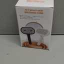 Cat Steam Brush for Grooming and Shedding for Long and Short Hair Pets Deshedding and Hair Removal tool for Dogs & Cats Self Cleaning 4 in 1 Massaging Pet Spray Spritz Defur Comb (Black)