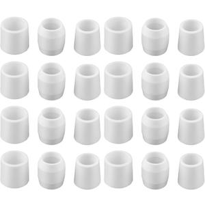 24 PCS 8 Set Rod End Caps for Tension Rods, Anti-Skid Non-Slip Waterproof Covers, Rustproof Protective Caps for 13-16mm Telescopic Poles, 3 Sizes (13-16mm)