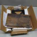 YINMIT Countertop Shelf Organizer, Coffee Bar Accessories, Spice Rack, Coffee Counter Shelf,2 Tier Coffee Organizer Station for Mugs, Cups, Cream, Syrup(Rustic Brown, Medium)