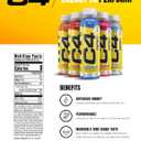 Cellucor C4 Energy Non-Carbonated Zero Sugar Energy Drink, Pre Workout Drink + Beta Alanine - Fruit Punch - 12 FL OZ (355 ml) - Pack of 12 (EXP 11/01/25)