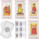 Tarot Cards for Beginners, 78 Original Tarot Deck Card with Guide Book, Durable Tarots Cards with Meaning on Them