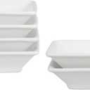 BIA Cordon Bleu Asian 1-Ounce Rectangle Soy Sauce Dipping Dish, Set of 6, White (905434S6SIOC)