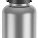 128 oz Insulated Water Bottle with Spout Lid and Handle, One Gallon Stainless Steel Double Vacuum Water Jug for Hot & Cold Drinks - Sweat Proof, Great for Travel, Hiking, Camping - Stainless