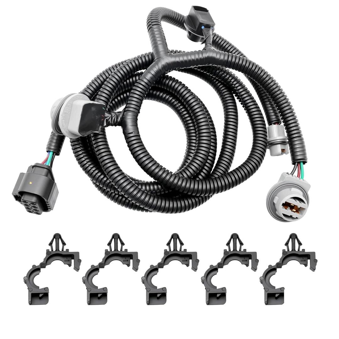 Tail Light Wiring Harness Passenger Right Side for Sierra 1500 HD 2014-2015 for Sierra 2500 HD 2015 for Sierra 3500 HD 2015 Replace 22869171 Tail Lamp Wiring Harness