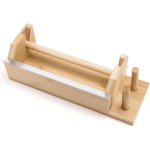 MOLSHINE Bamboo Multi Washi Tape Dispenser,One-Handed Operation Masking Tape Cutter,Tape Roll Storage Holder for Handicraft,DIY,Gifts Wrapping