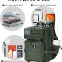 Lovelinks21 25L Military Tactical Backpack Small Assault Pack Molle Daypack for Men and Women for Work Travel Gym Outdoor Hiking Camping (Army Green)