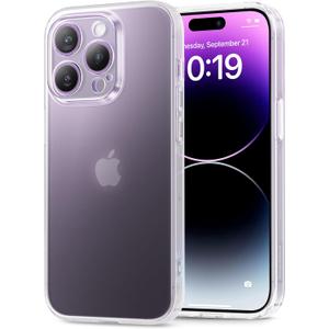 2 x SMARTDEVIL for iPhone 14 Pro Max Case Clear, Anti-Yellowing & Smooth Touch, Military-Grade Protection, Shockproof Transparent Protection, Phone Case for iPhone 14 Pro Max 6.7'', Clear