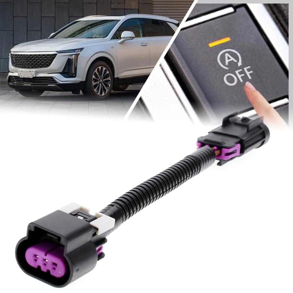 Auto Start Stop Eliminator/Delete/Canceller Wiring Harness Compatible with 2016 2017 2018 2019 Cadillac XT5 CTS ATS CT6 Disable Auto Stop Engine Error Free Stop-Start Bypass Cable Harness
