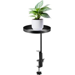 Teenyyou 1 Pcs Window Sill Plant Shelf 5.7''D x 12.4''H Adjustable Window Shelf Windowsill Clamp Tray for Indoor Plants Metal Windowsill Extension Tray Planter Floating Shelves for Indoor Outdoor