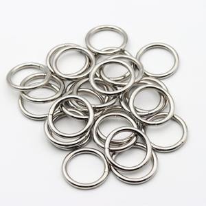JWBIZ 30 Pcs Metal O Rings Heavy-Duty Extra Thick 3.8mm Thickness for Sewing Keychains Belts and Dog Leash (1 inch, Silver)