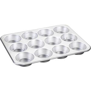 Nordic Ware Natural Aluminum Commercial Muffin Pan, 12 Cup