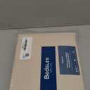 Bedsure 100% Washed Cotton Duvet Cover Oversized King - Oatmeal Minimalist Cotton Duvet Cover Linen Like for All Seasons - GentleSoft Plain Simple Bedding, Oatmeal, Oversized King, 120"x98"