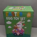 200 Pack Prefilled Easter Eggs with Assorted Toys, Easter Theme Surprise Eggs for Basket Stuffers/ Fillers, Filling Treats, Classroom Prize Supplies, Easter Eggs Hunt Party Favors for Kids - C2