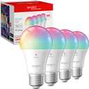Sengled G2 Wi-Fi Bluetooth Smart Light Bulbs, Smart Bulbs That Work with Alexa & Google Assistant, Color Changing LED Light Bulbs 2000-6500K Dimmable, No Hub Required, 60W Equiv. 800LM CRI>90, 4 Pack (Full Color (16 Millions))
