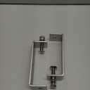 Stainless Steel C Clamps Small 5 Inch for Mounting, Heavy Duty U Clamps for Metal Working, Desk Clamp with Stable Wide Jaw Opening & Protective Pads/I-Beam Design (2pcs)