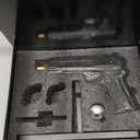 Whiskey Decanter Sets for Men, 10.5oz/300ML Handcrafted Gun Decanter Set with Shot Glass, Unique Birthday Gifts Idea for Dad, Husband, Boyfriend, Brother, Gun Liquor Dispenser Fun Conversation Starter