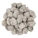 Stanbroil Light Weight White Lava Rock Granules - Natural Volcanic Rocks Decorative Landscaping Stones for Outland Living Bond Portable Fire Pit, Gas Log Set and Fireplace - 5 Pounds (1.2" - 1.9")